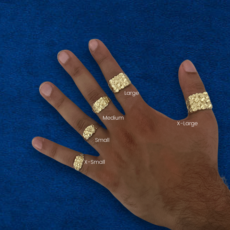 10K Gold Nugget Ring
