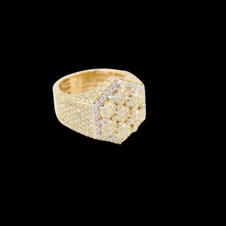 10K Diamond Mens Ring 4.37 ctw