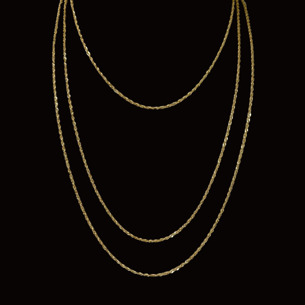 10K Rope Chains 1.5mm