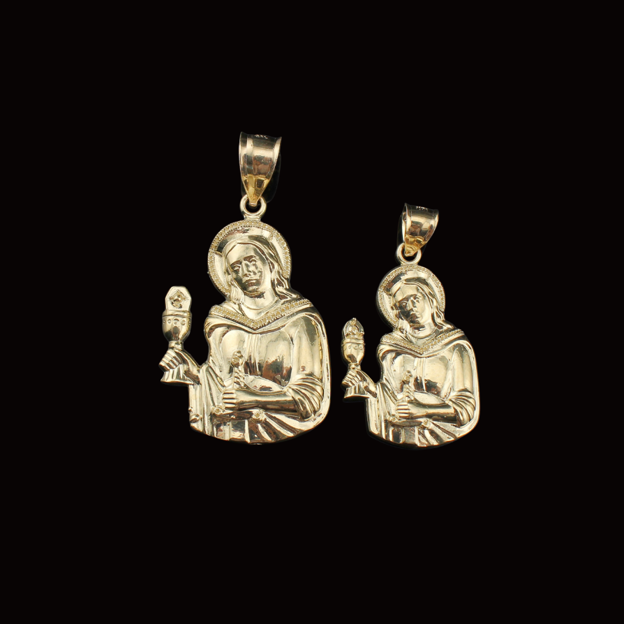 10K Real Gold Santa Clara Pendant