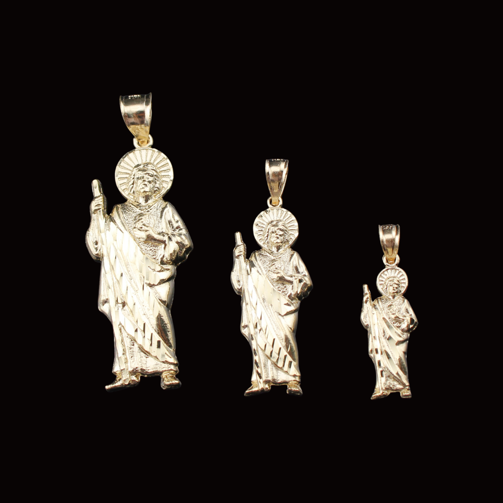 10K Real Gold Saint Judas Pendants