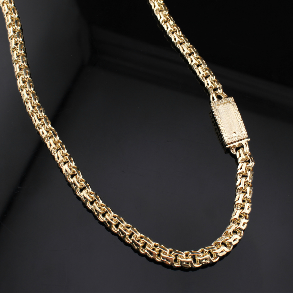 14K Gold Chino Chain 7mm