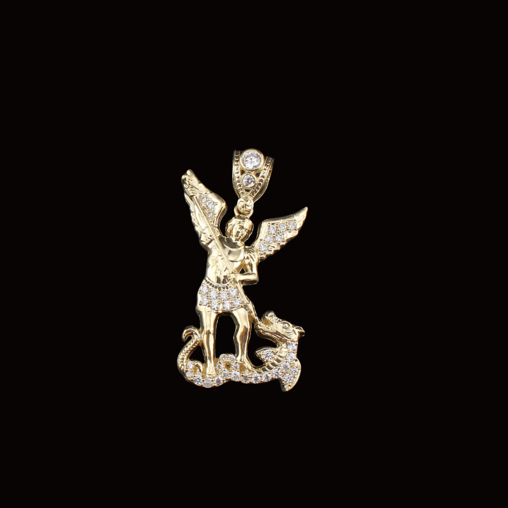 10K Gold Angel Pendant
