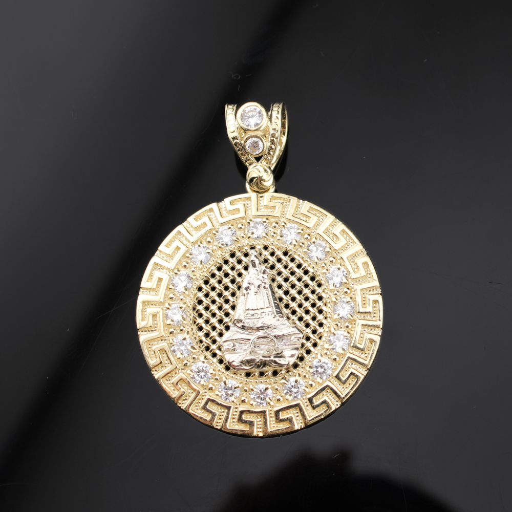 10K Real Gold Our Lady of Aparecida Pendant