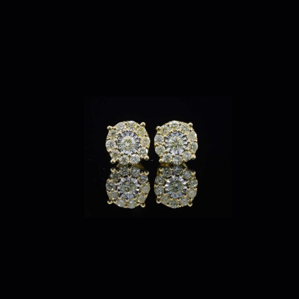 10K Diamond Earrings
