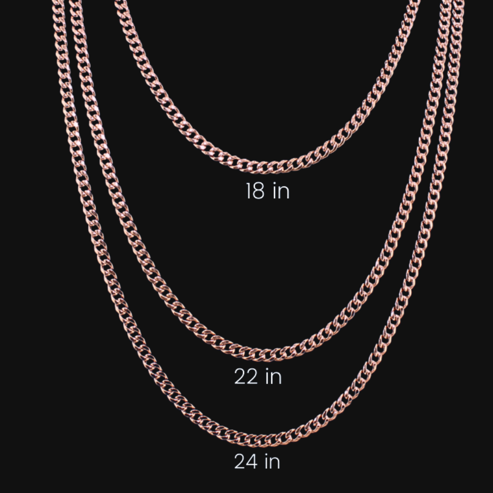 10K Rose Gold Cuban Chains