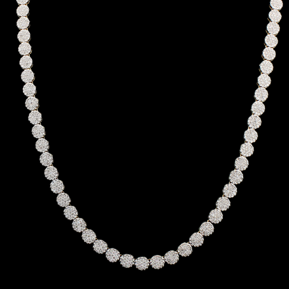 10K Diamond Chain & Diamond Cross