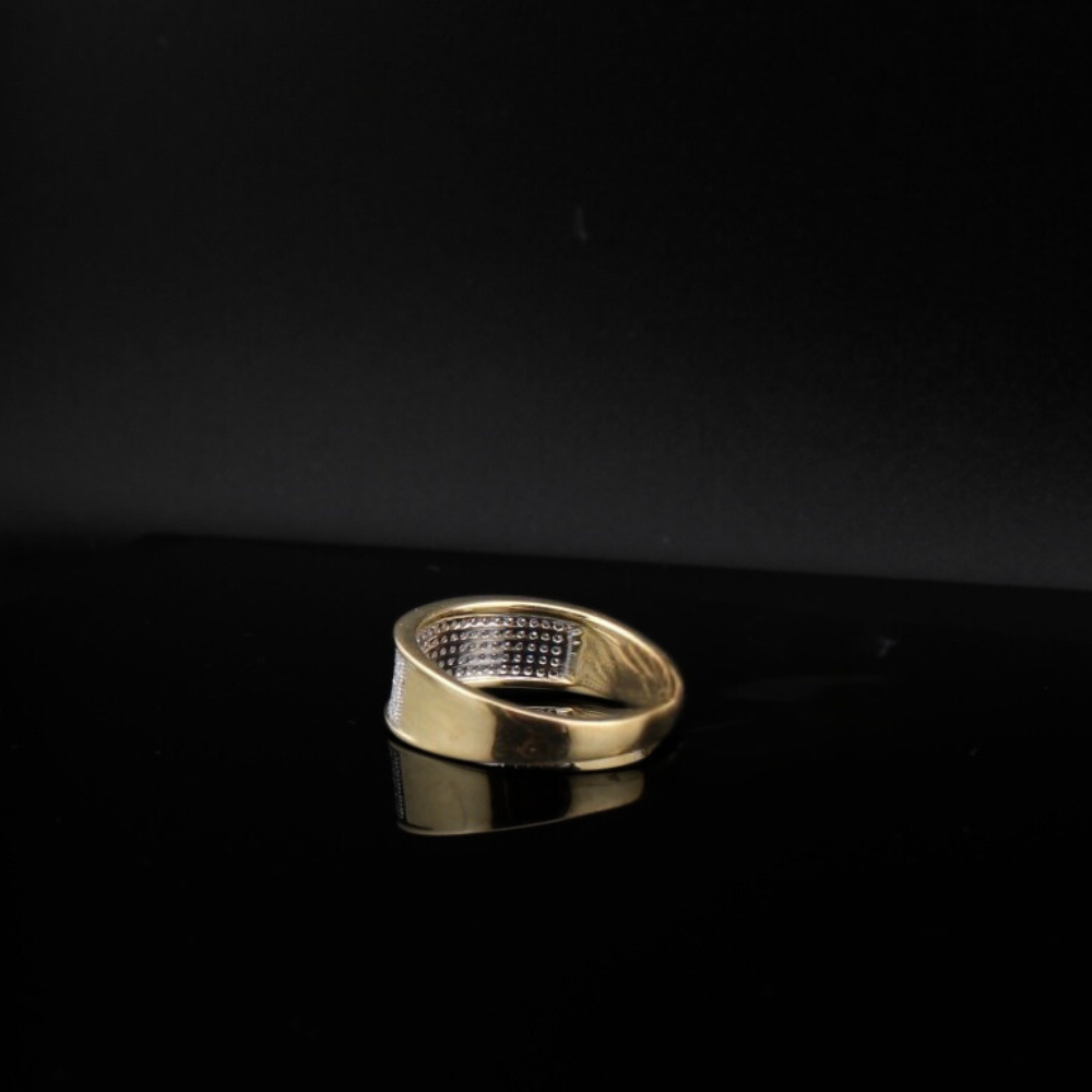 10K Diamond Mens Band