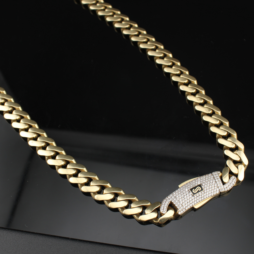 14K Monaco Cuban Chain
