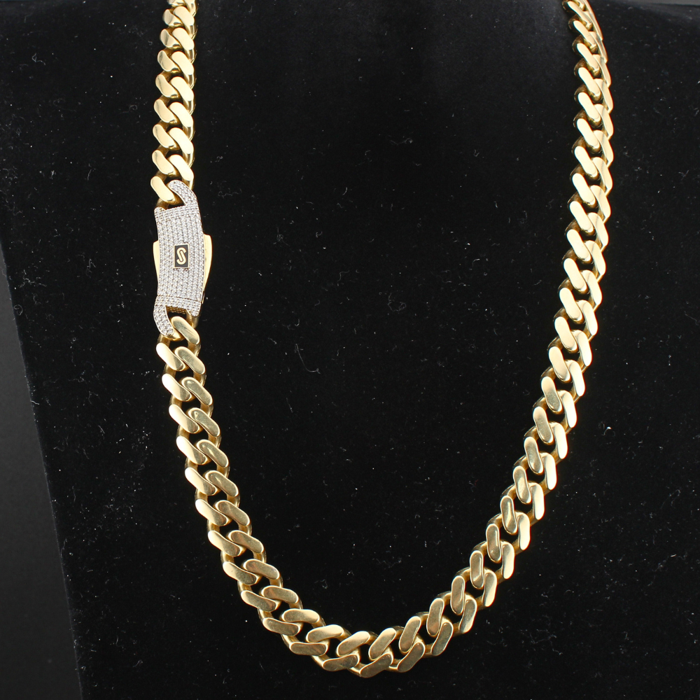 14K Monaco Cuban Chain