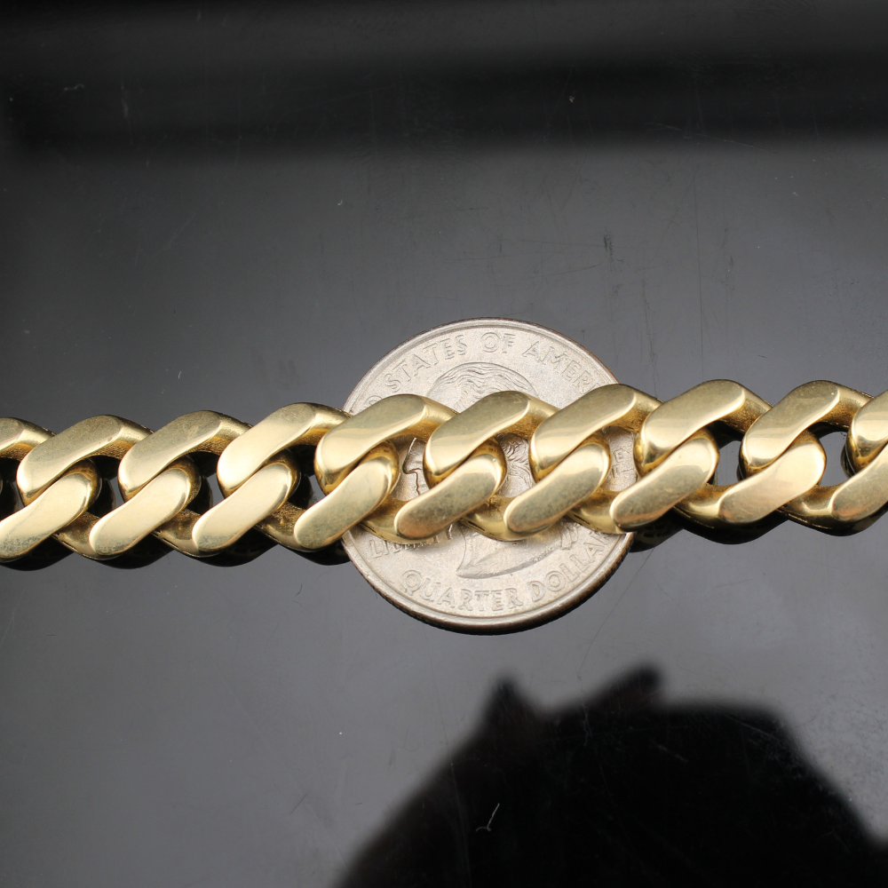 14K Monaco Cuban Chain