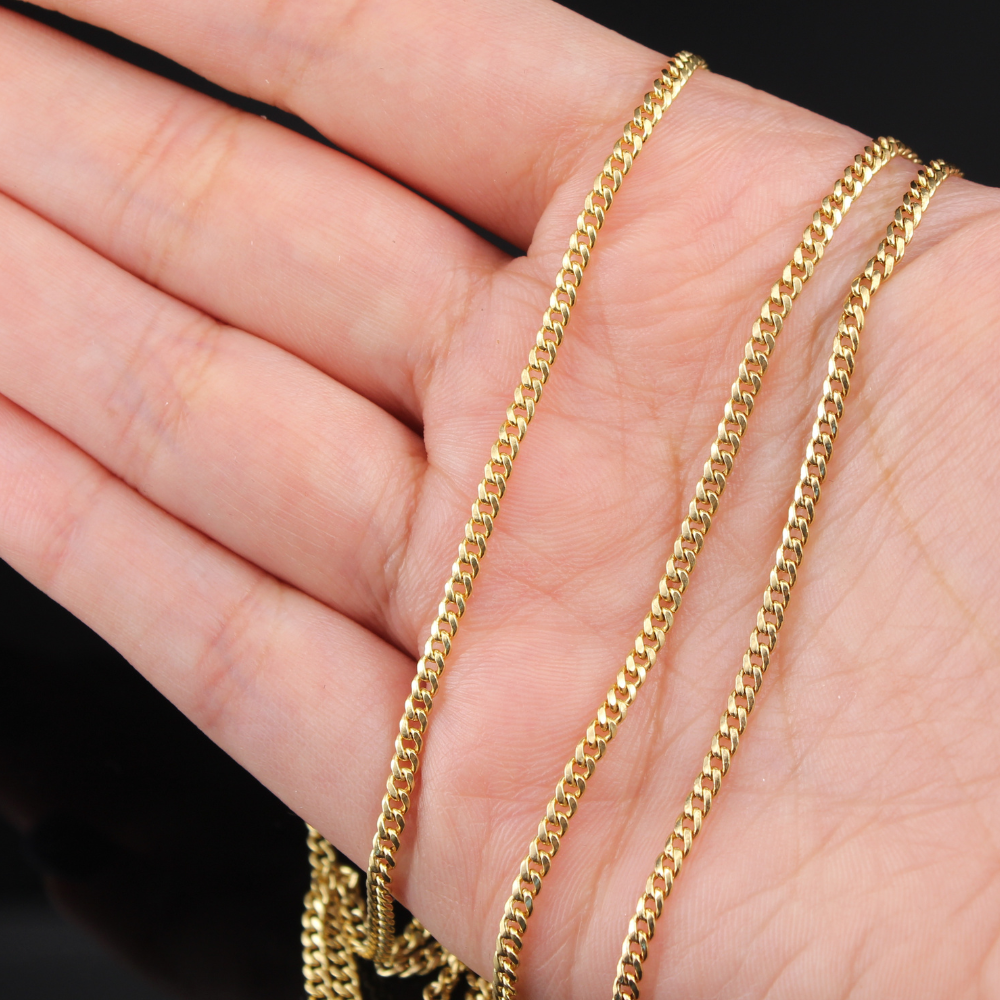 10K Gold Cuban Chains 2mm