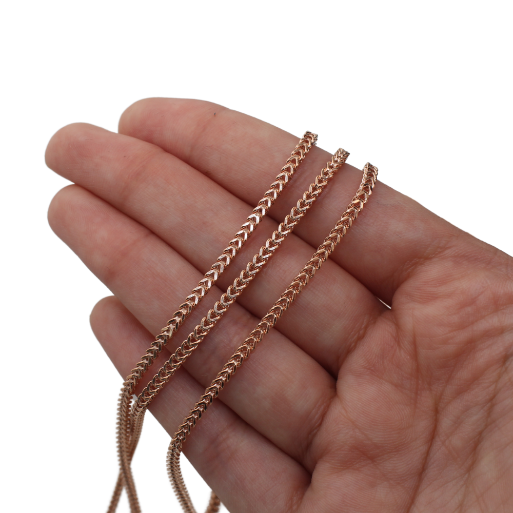 10K Rose Gold Franco