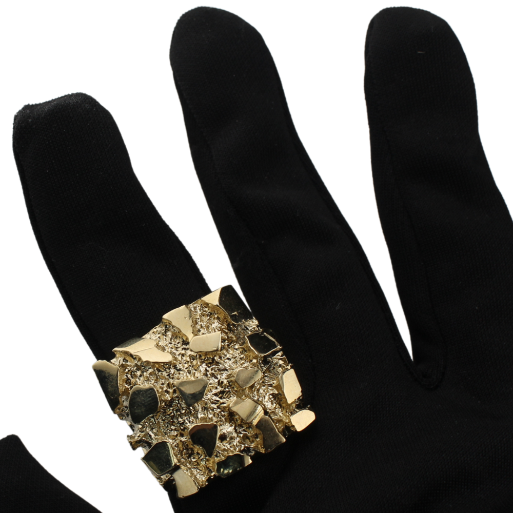 10K XLarge Nugget Ring