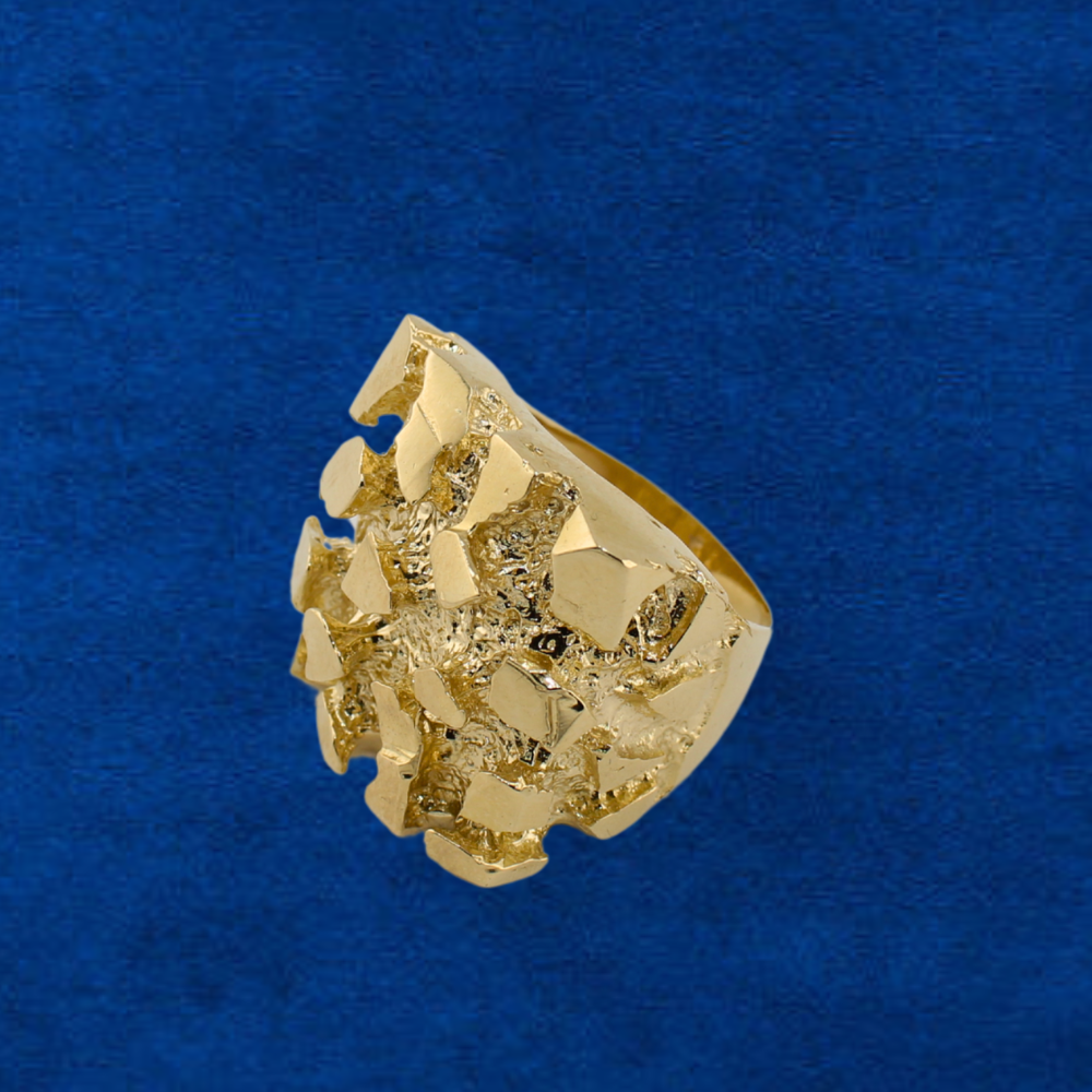 10K XLarge Nugget Ring