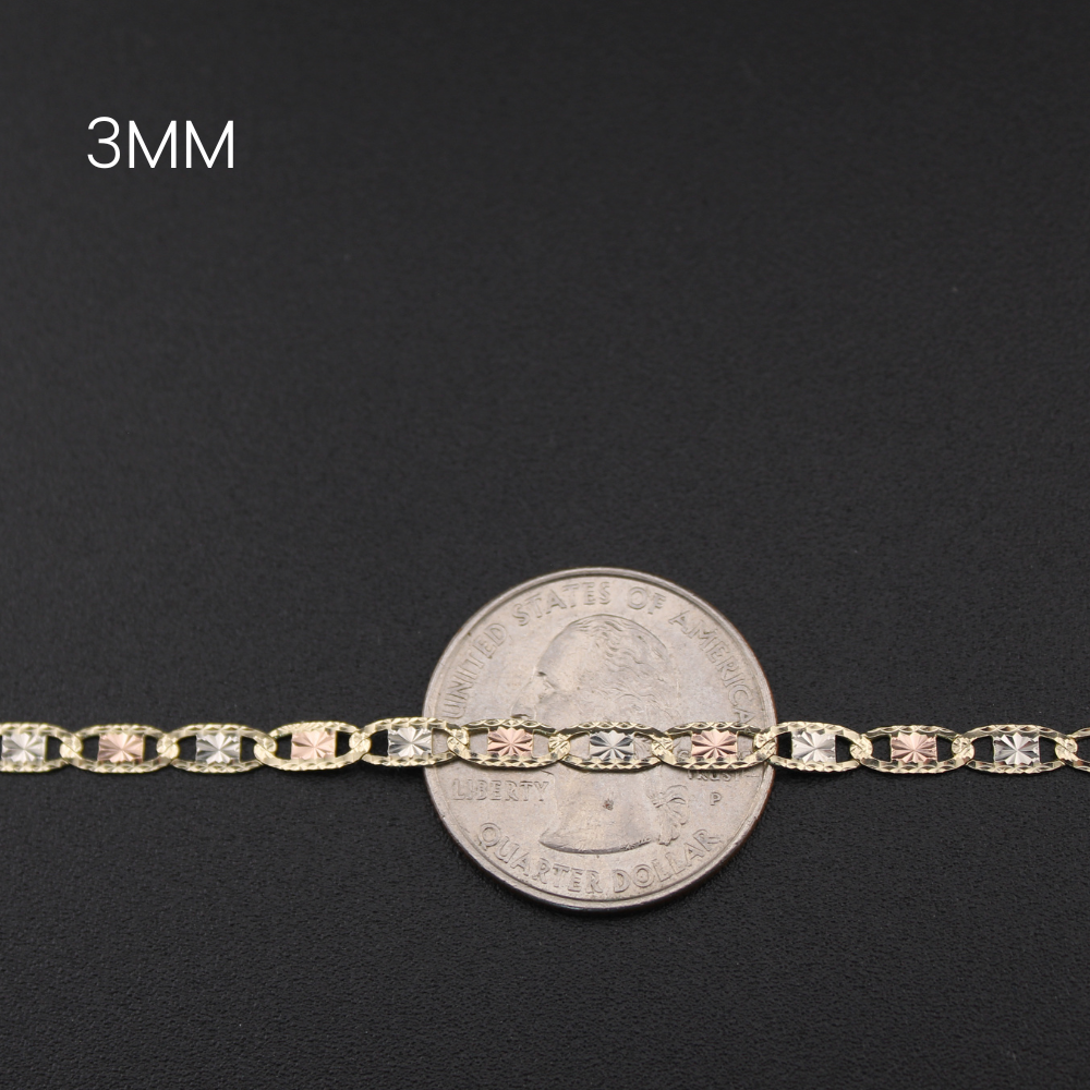 14K Valentino Chain Bracelet