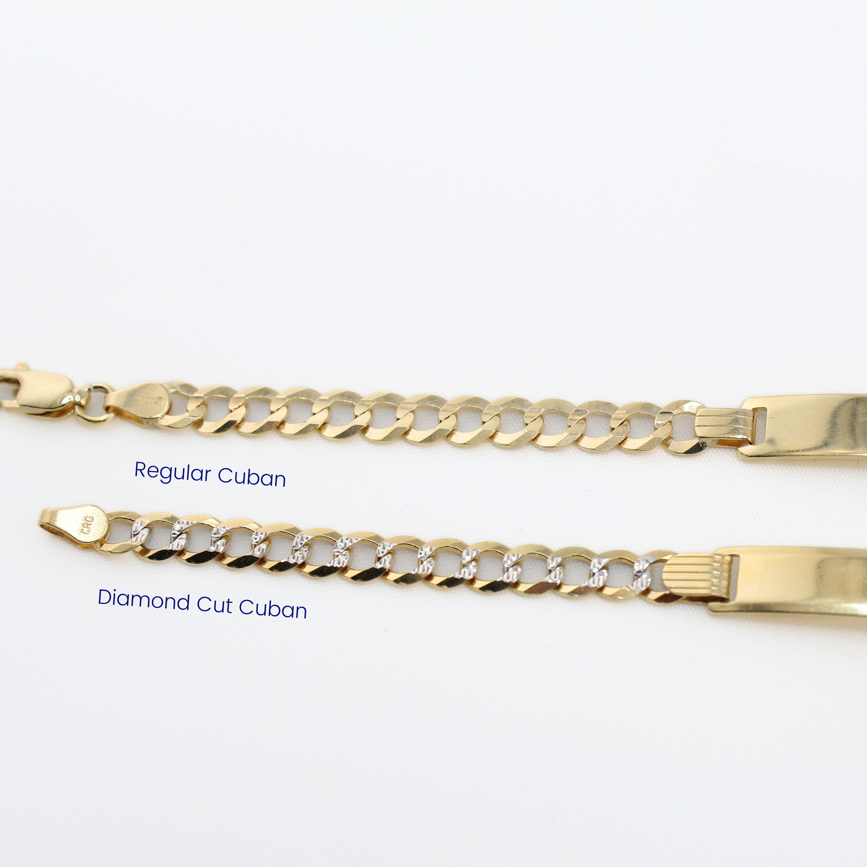 10K Cuban ID Baby Bracelet