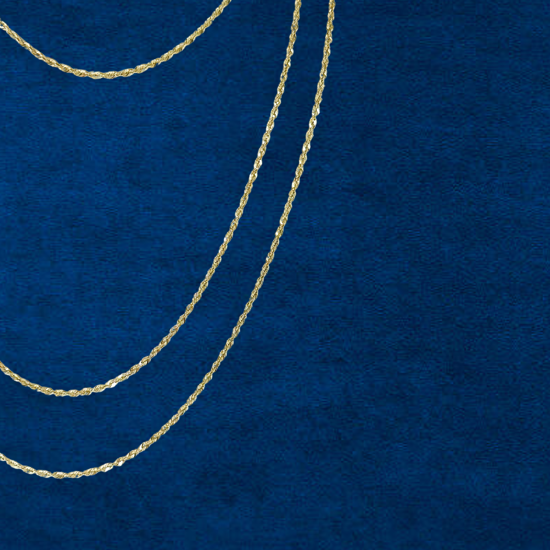 10K Rope Chains 1.5mm