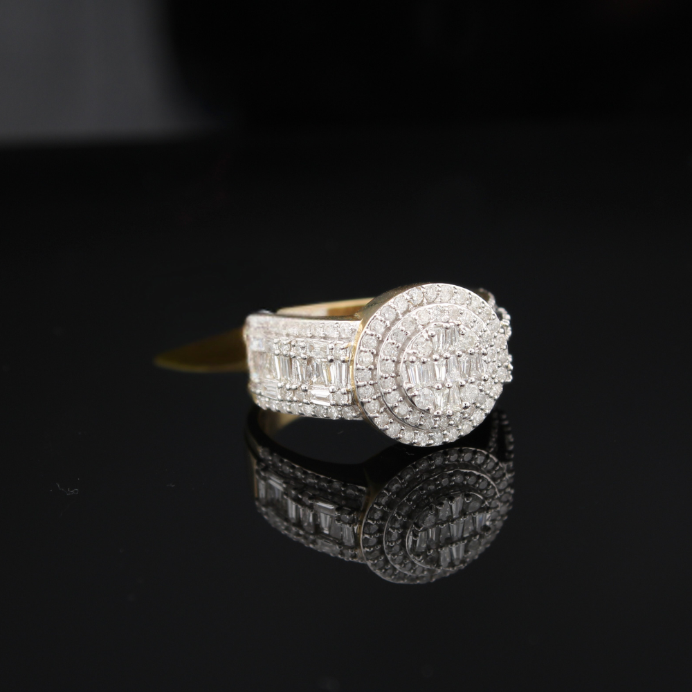 10K Diamond Mens Ring