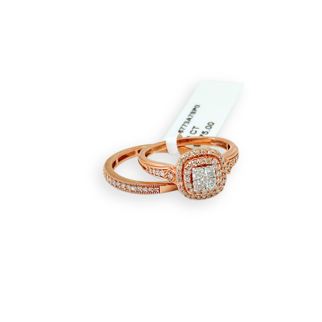 10K Rose Gold Ring Set