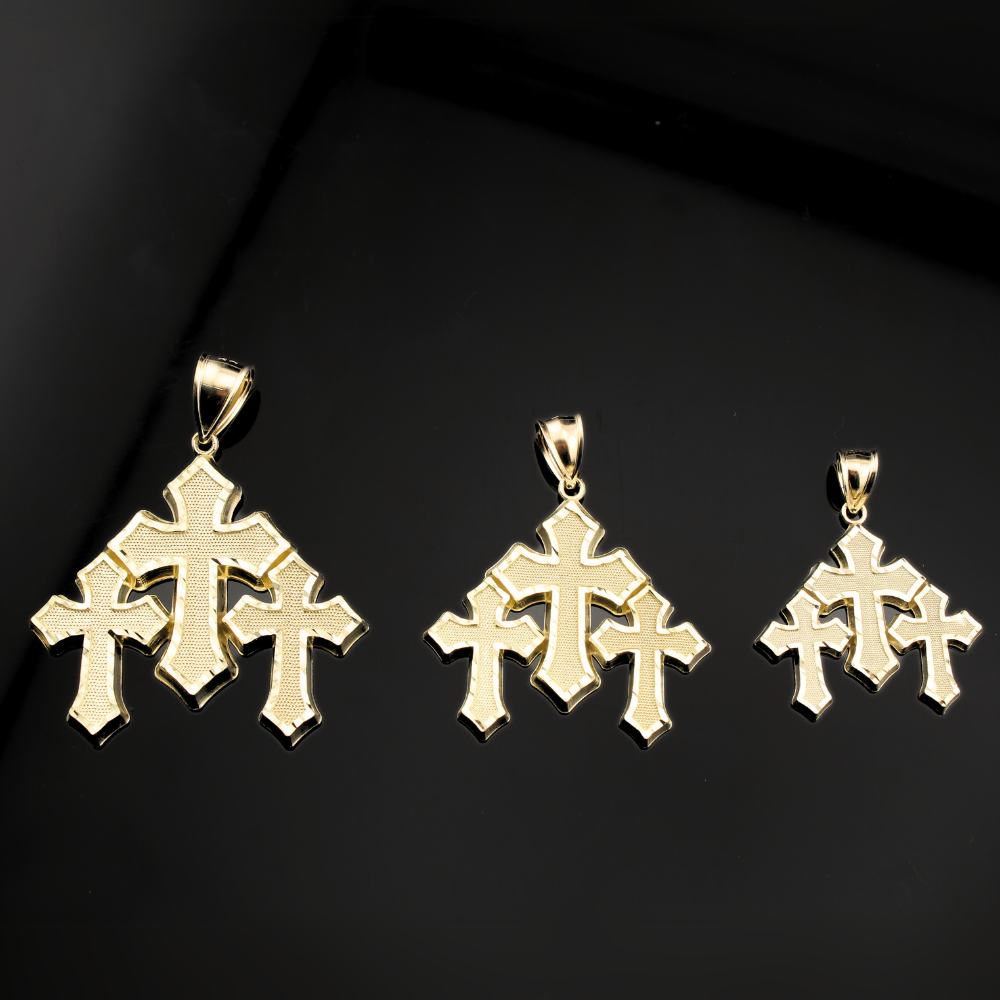 10K Cross Pendants