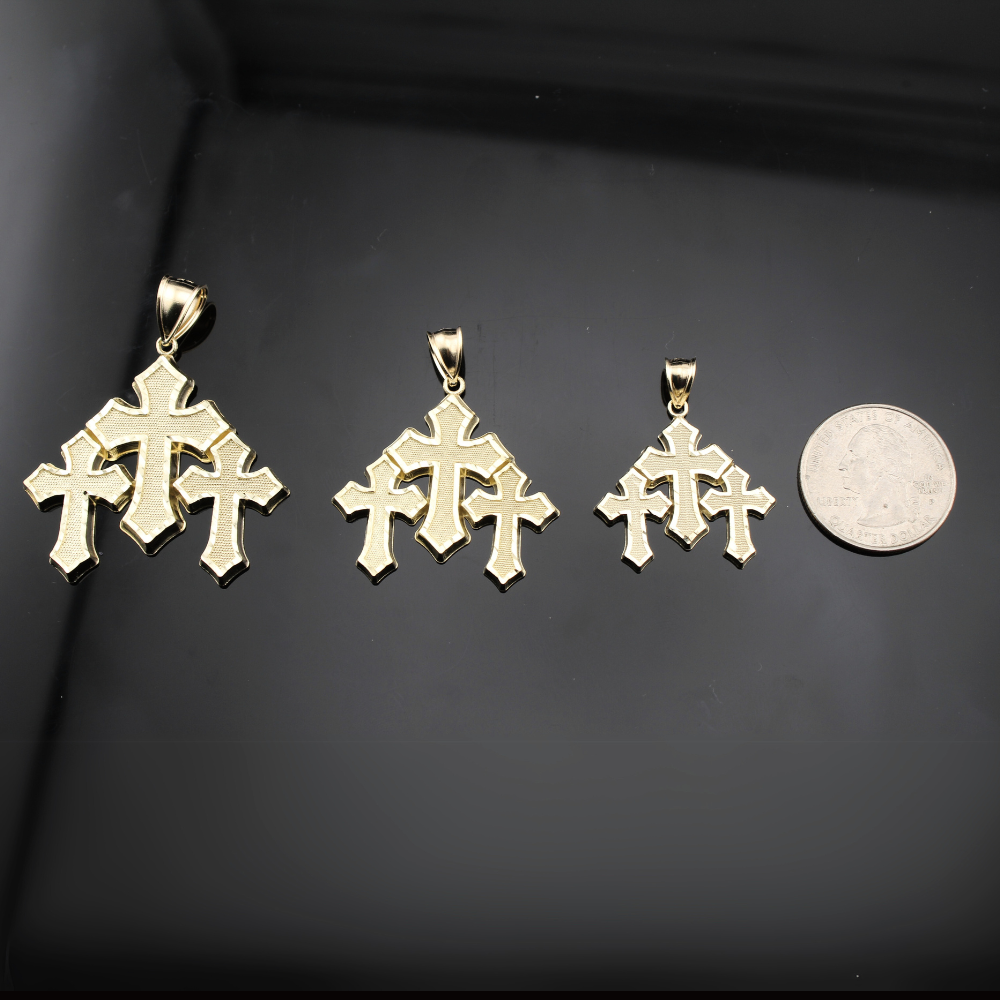 10K Cross Pendants