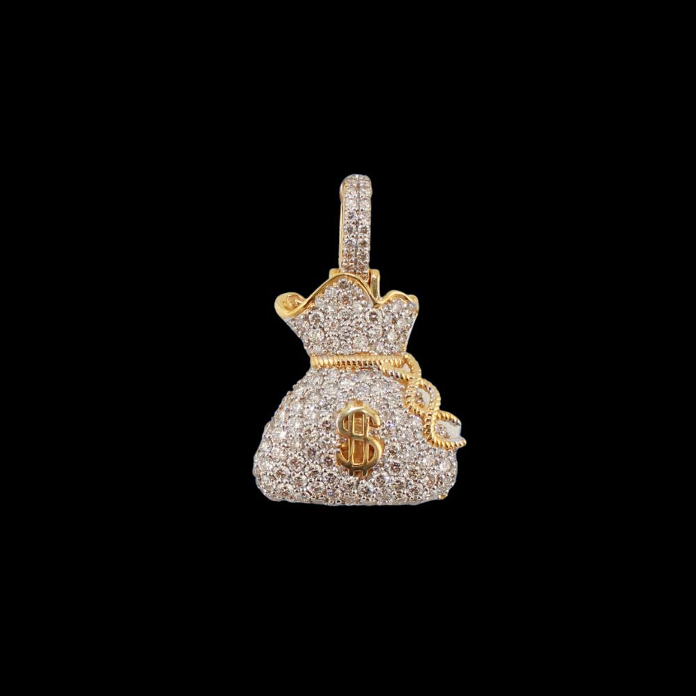 10K Diamond Money Bag