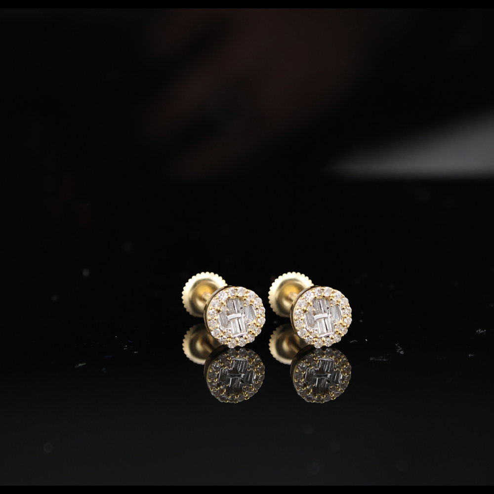 10K Diamond Studs 0.42 ctw