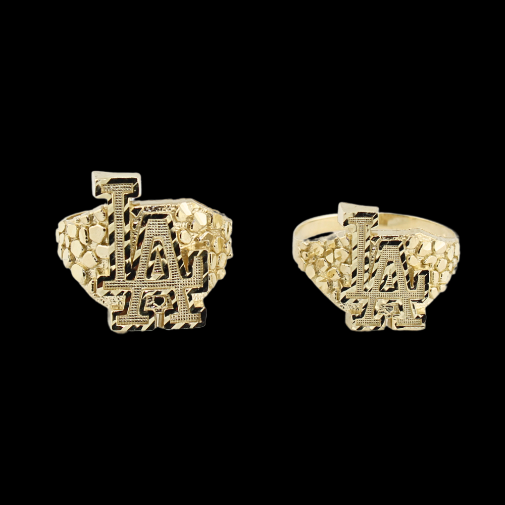10K LA Nugget Ring