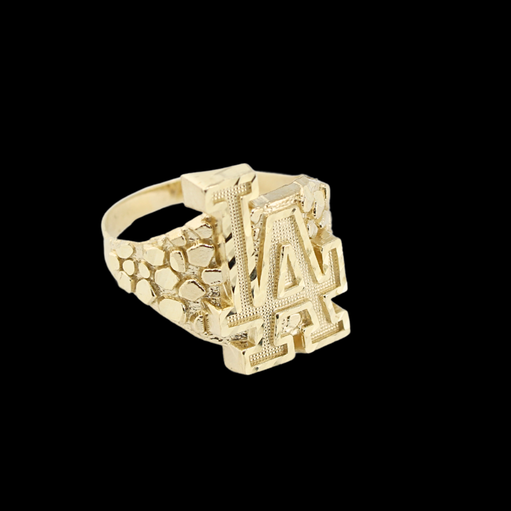 10K LA Nugget Ring