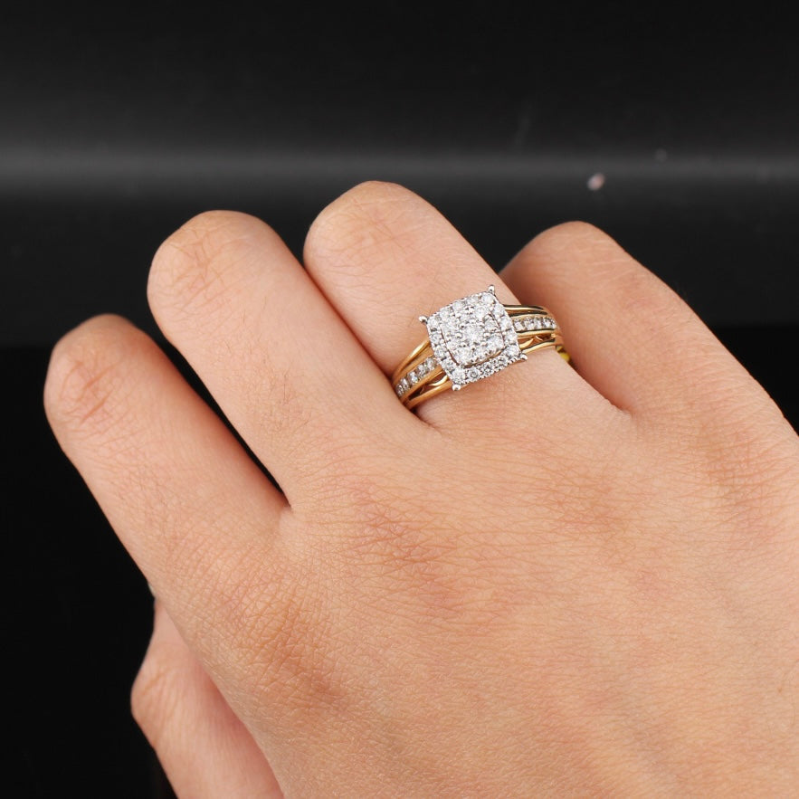 10K Diamond Women's Ring
