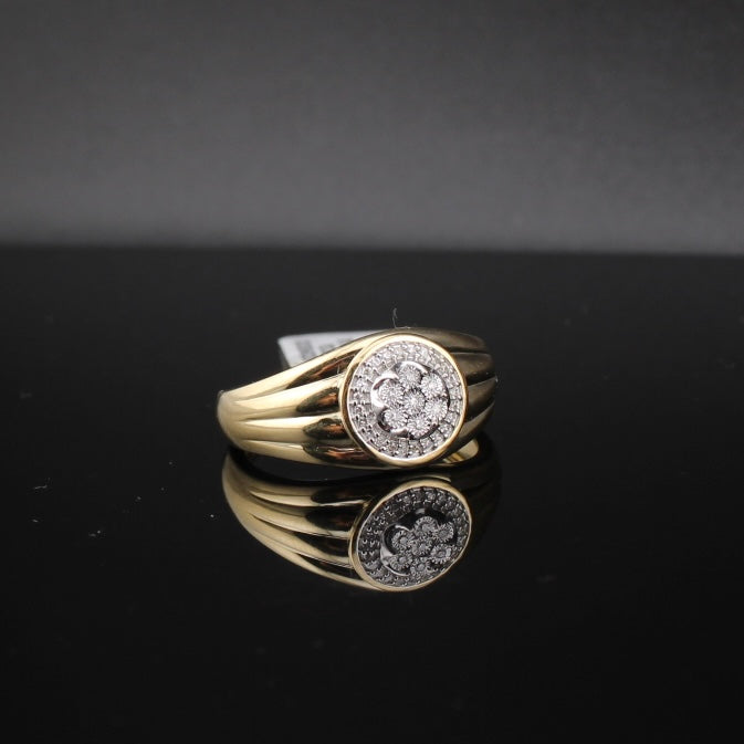 10K Diamond Mens Ring