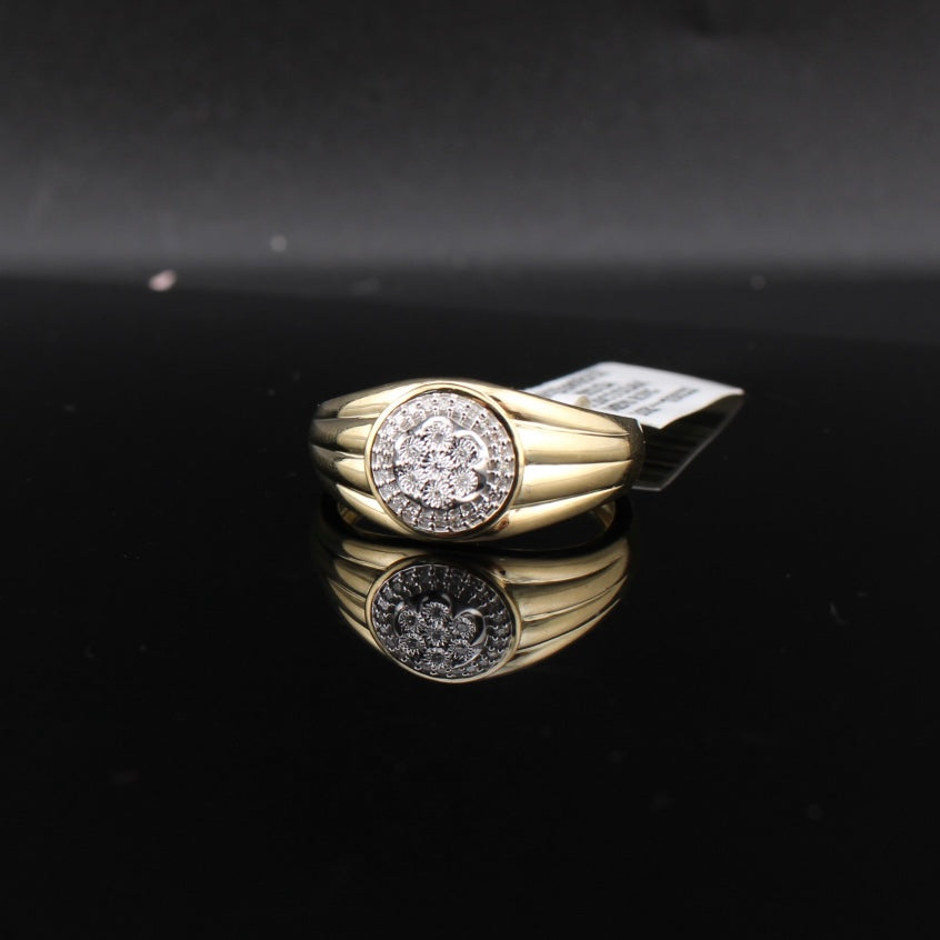 10K Diamond Mens Ring