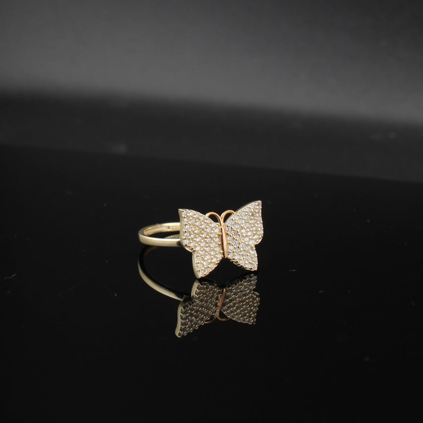 10K Gold Butterfly Ring