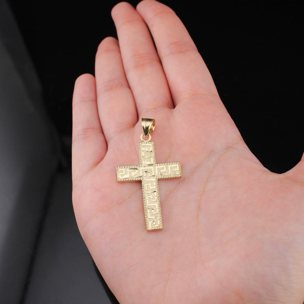 10K Gold Cross Pendant