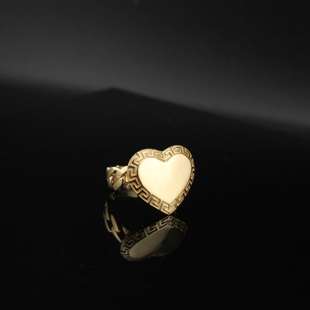 14K Gold Heart Ring