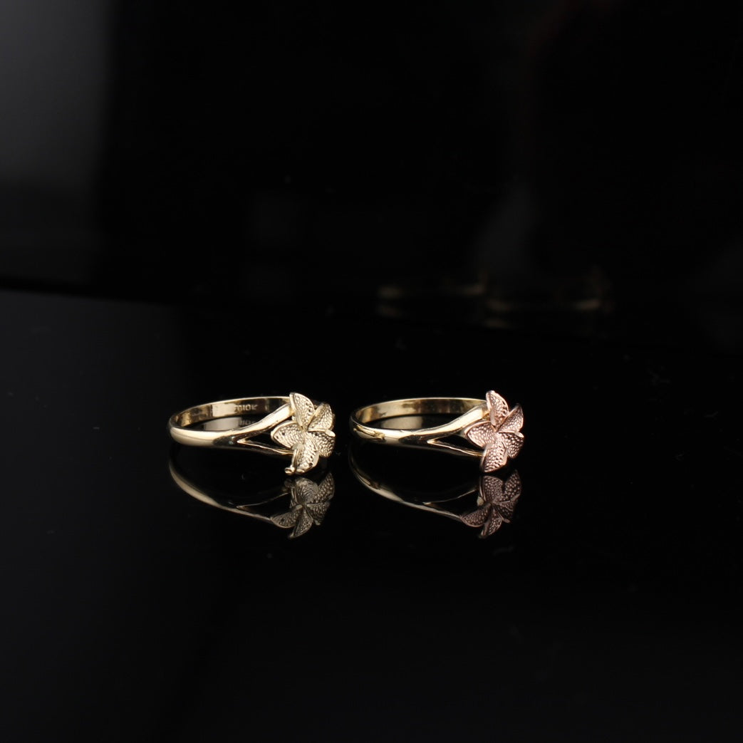 10K Gold Flower Ring