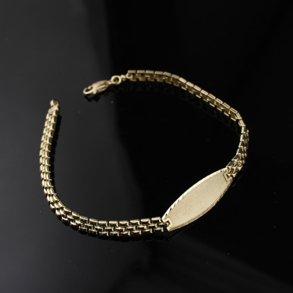 10K Gold Bracelet Personalized 8inch