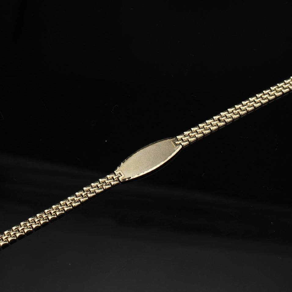 10K Gold Bracelet Personalized 8inch