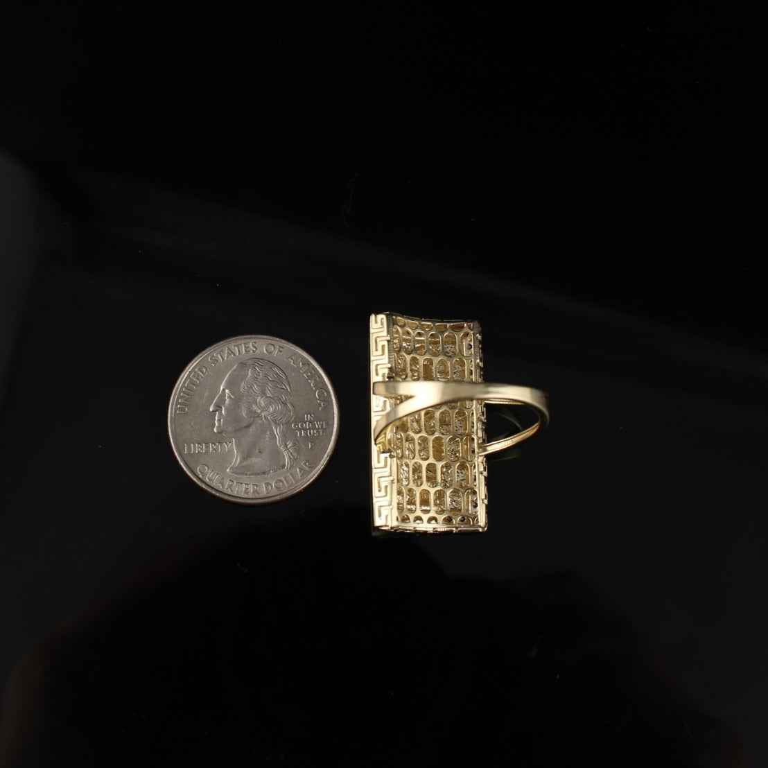 10K Gold Large Saint Jude  Ring