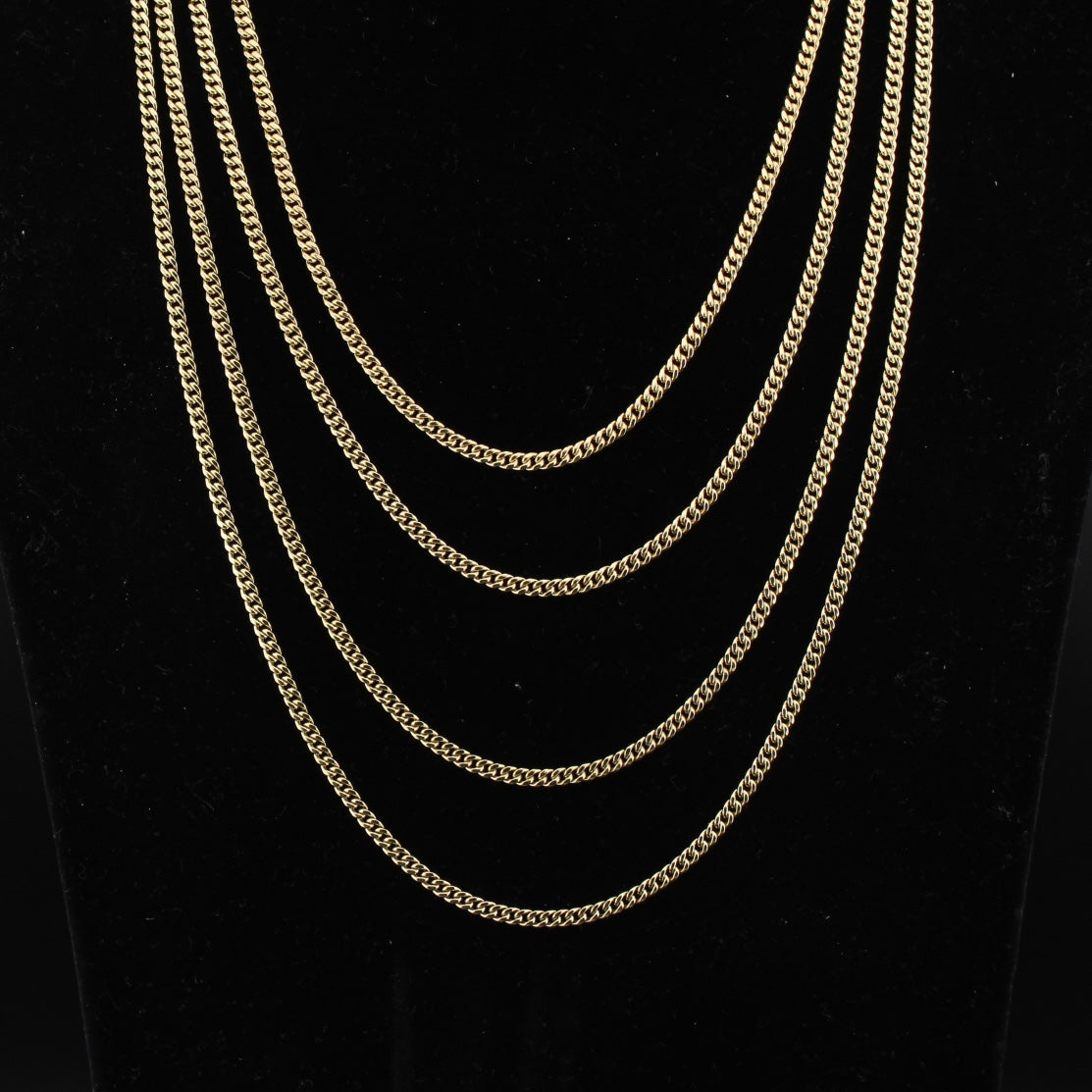 10K Gold Cuban Chain 3mm