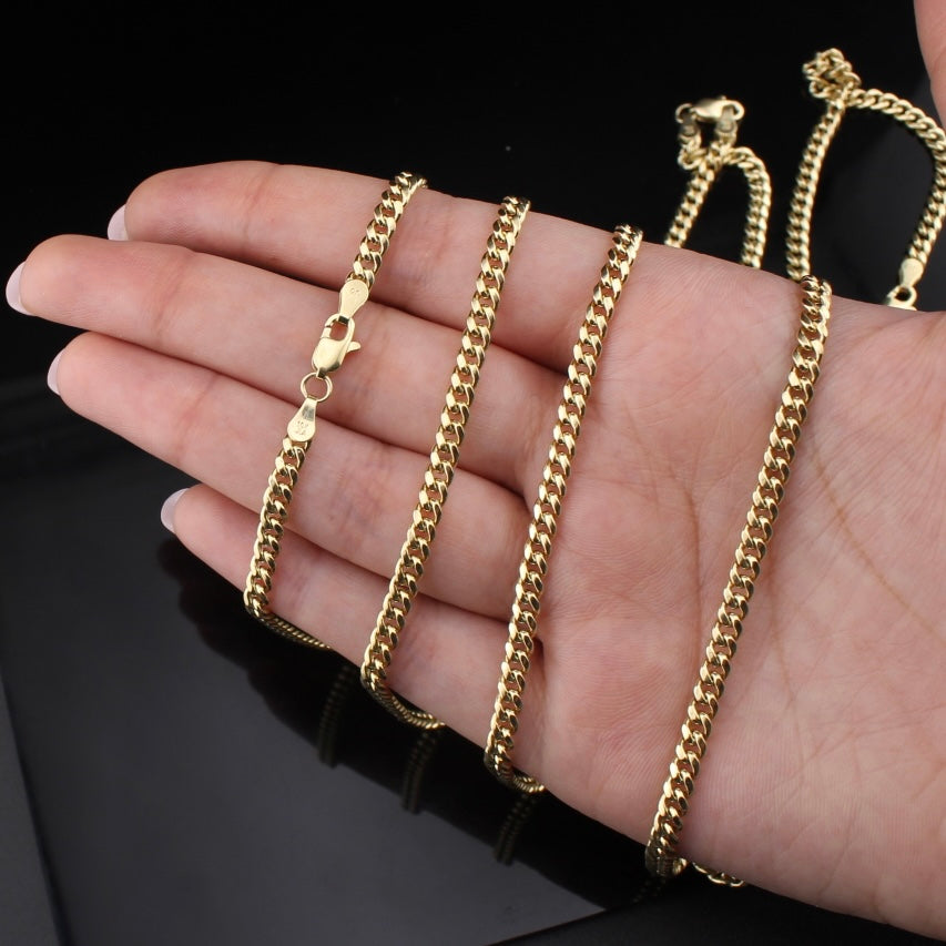 10K Gold Cuban Chain 4mm