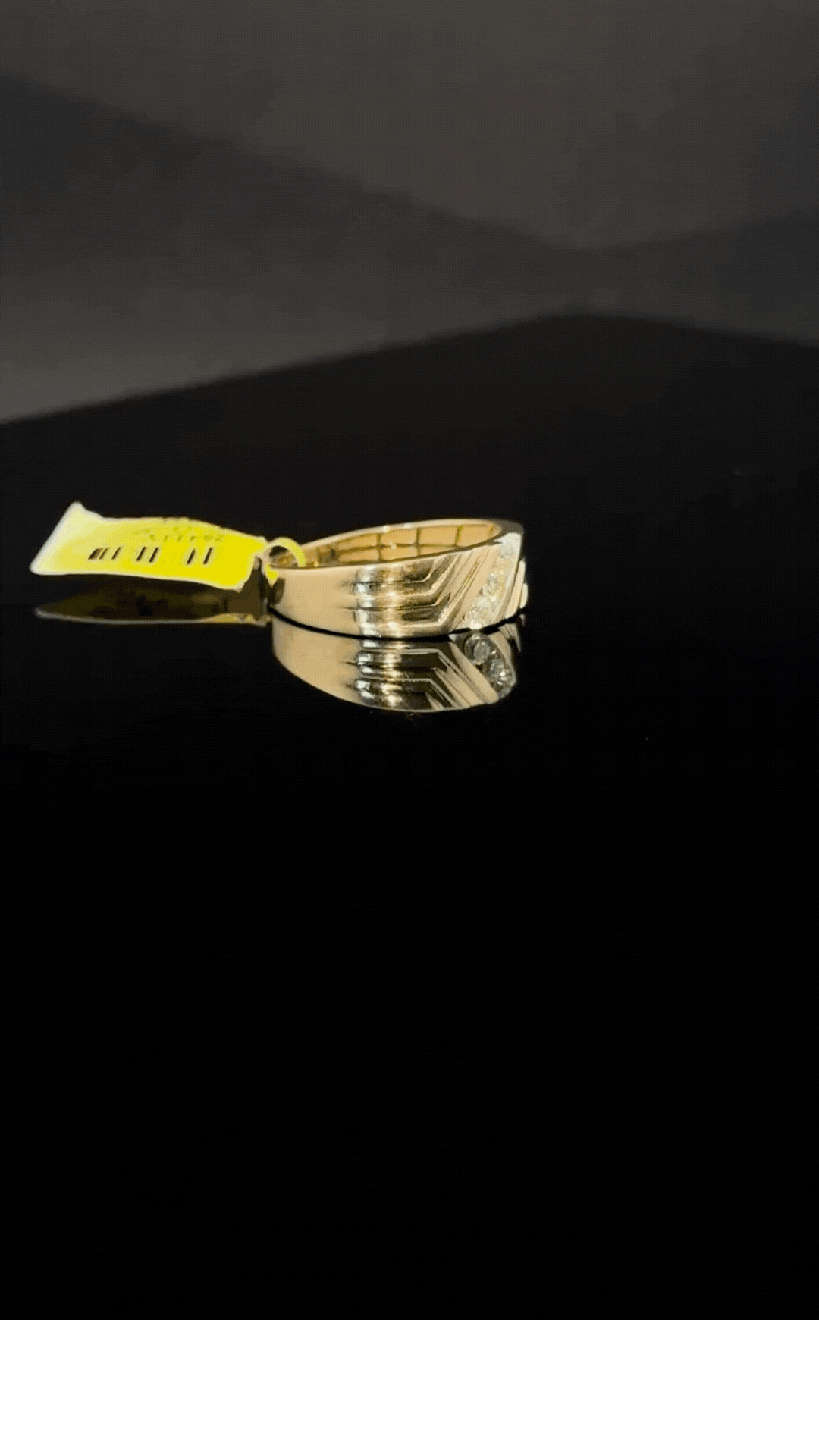 10K Diamond Mens Band