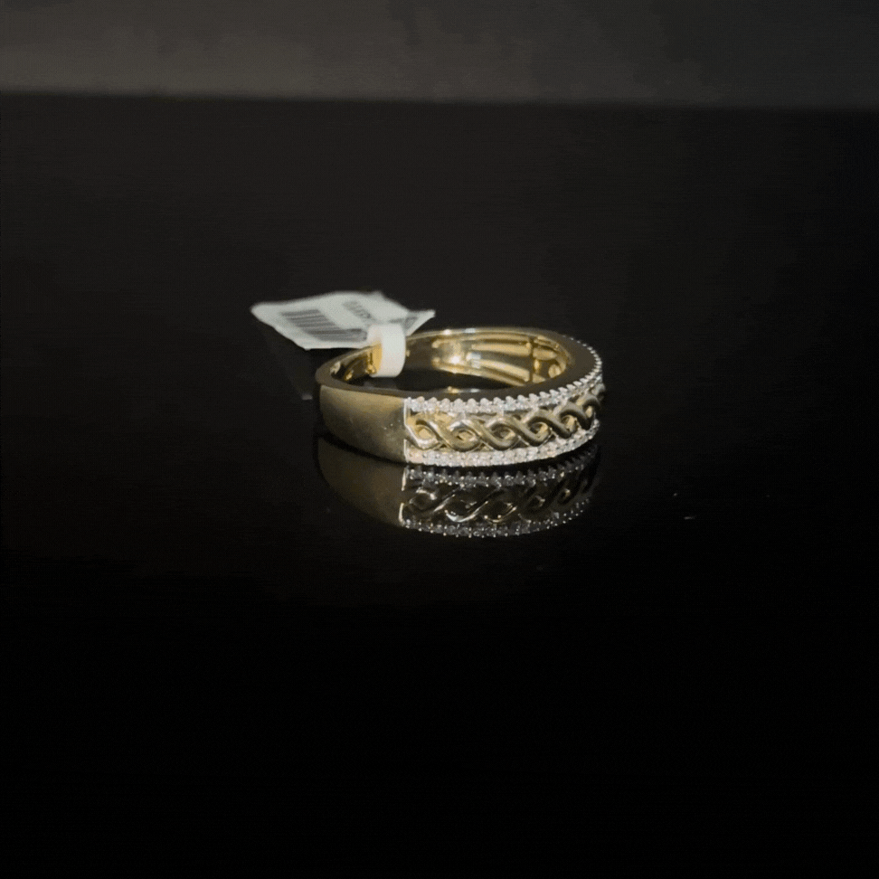 10K Diamond Men's Band