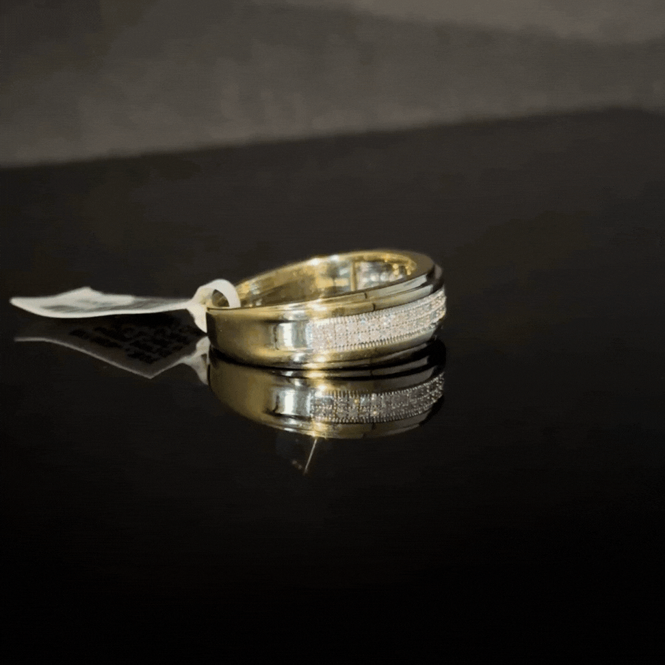 10K Diamond Men's Band