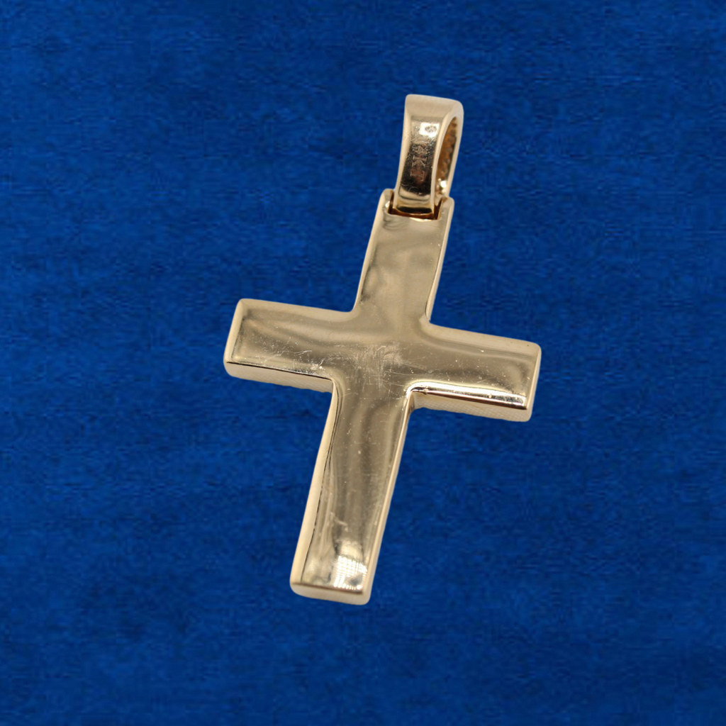 14K Diamond Cross
