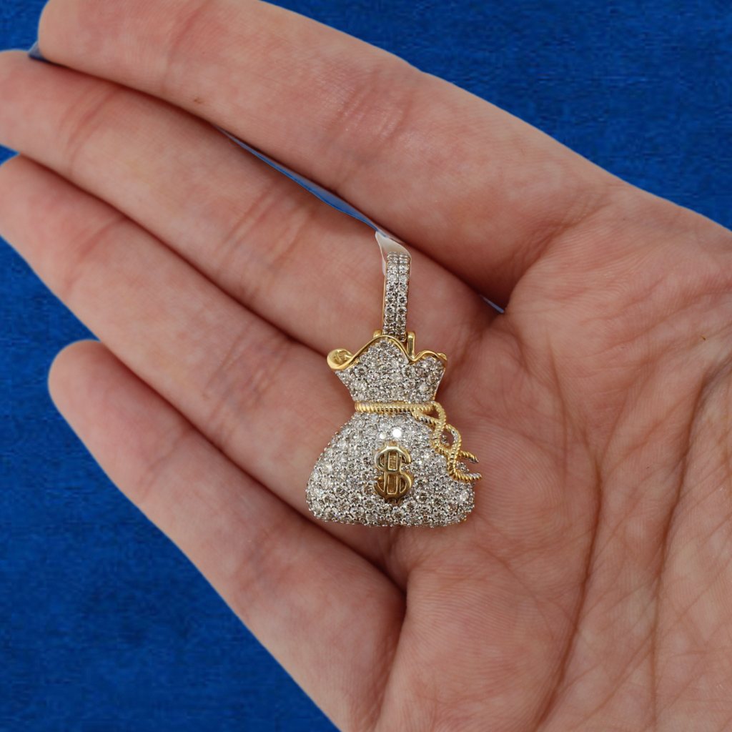 10K Diamond Money Bag