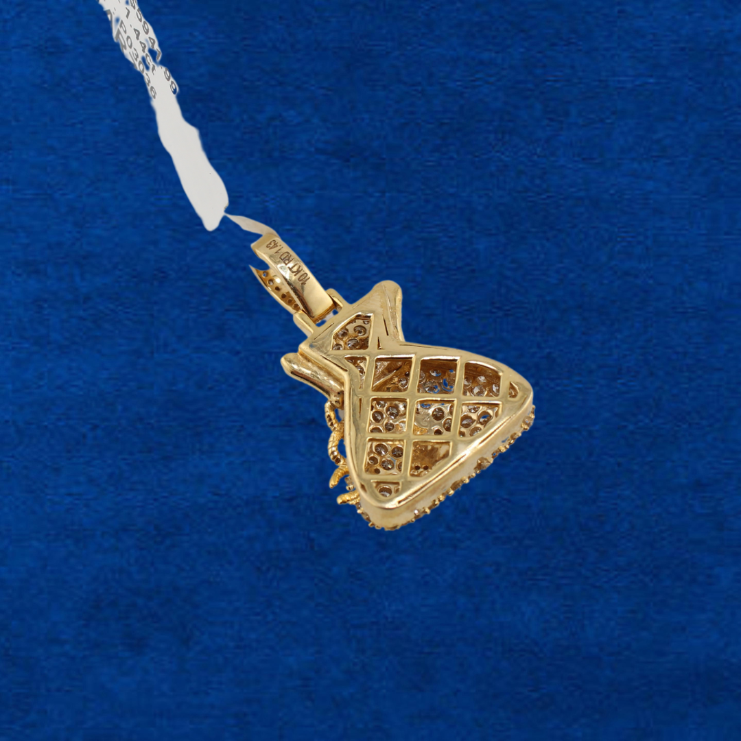 10K Diamond Money Bag