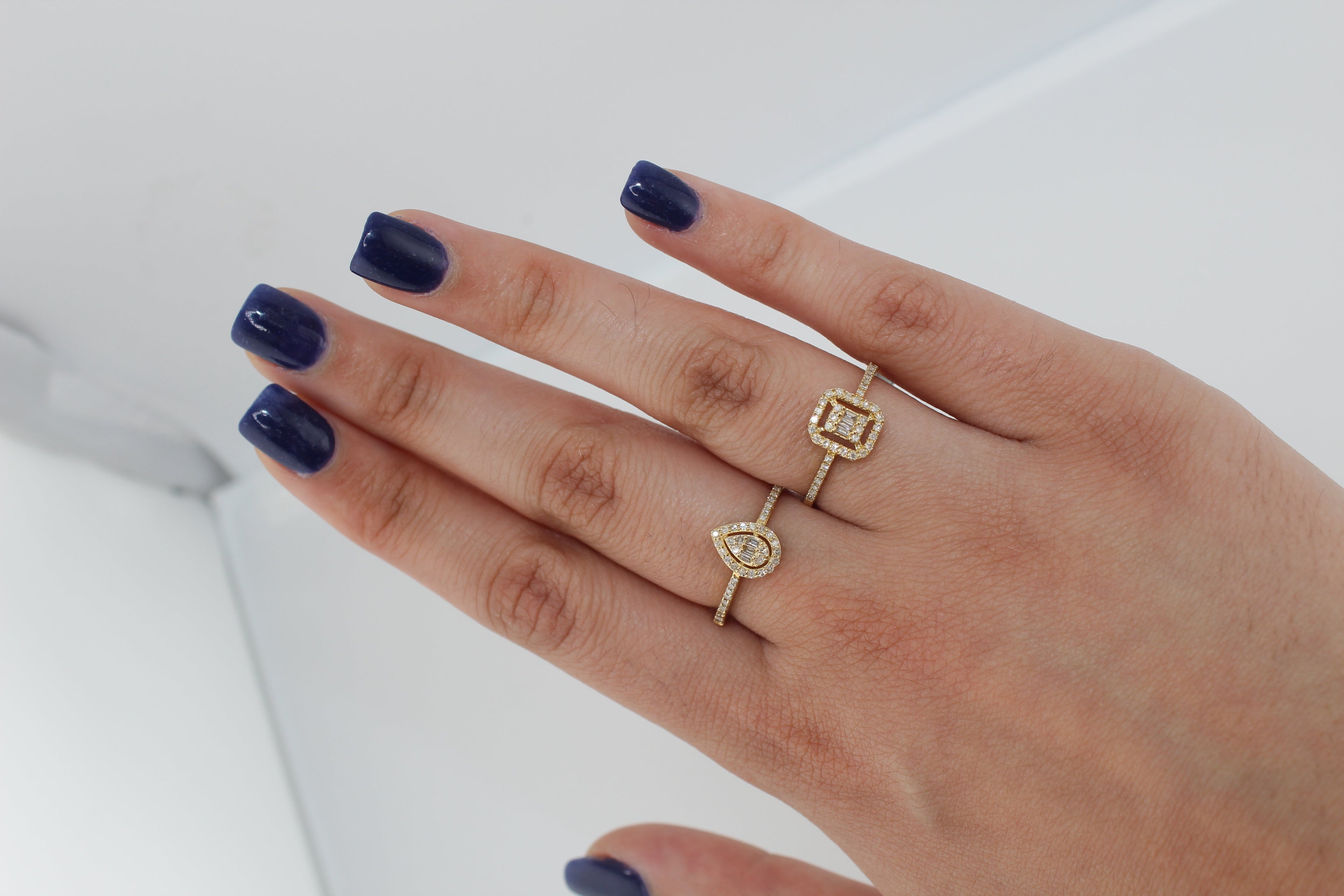 14k Diamond Engagements Ring