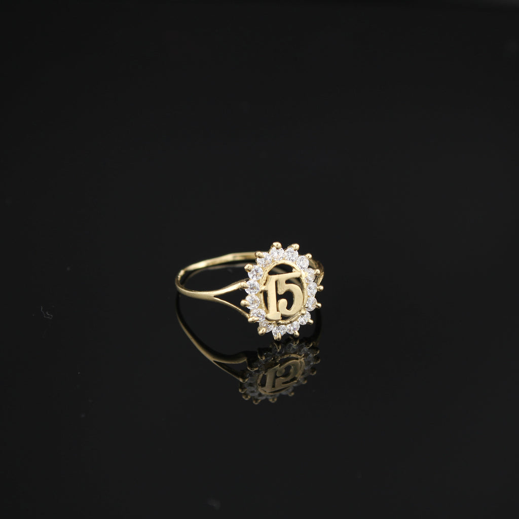14K Quinceañera Ring